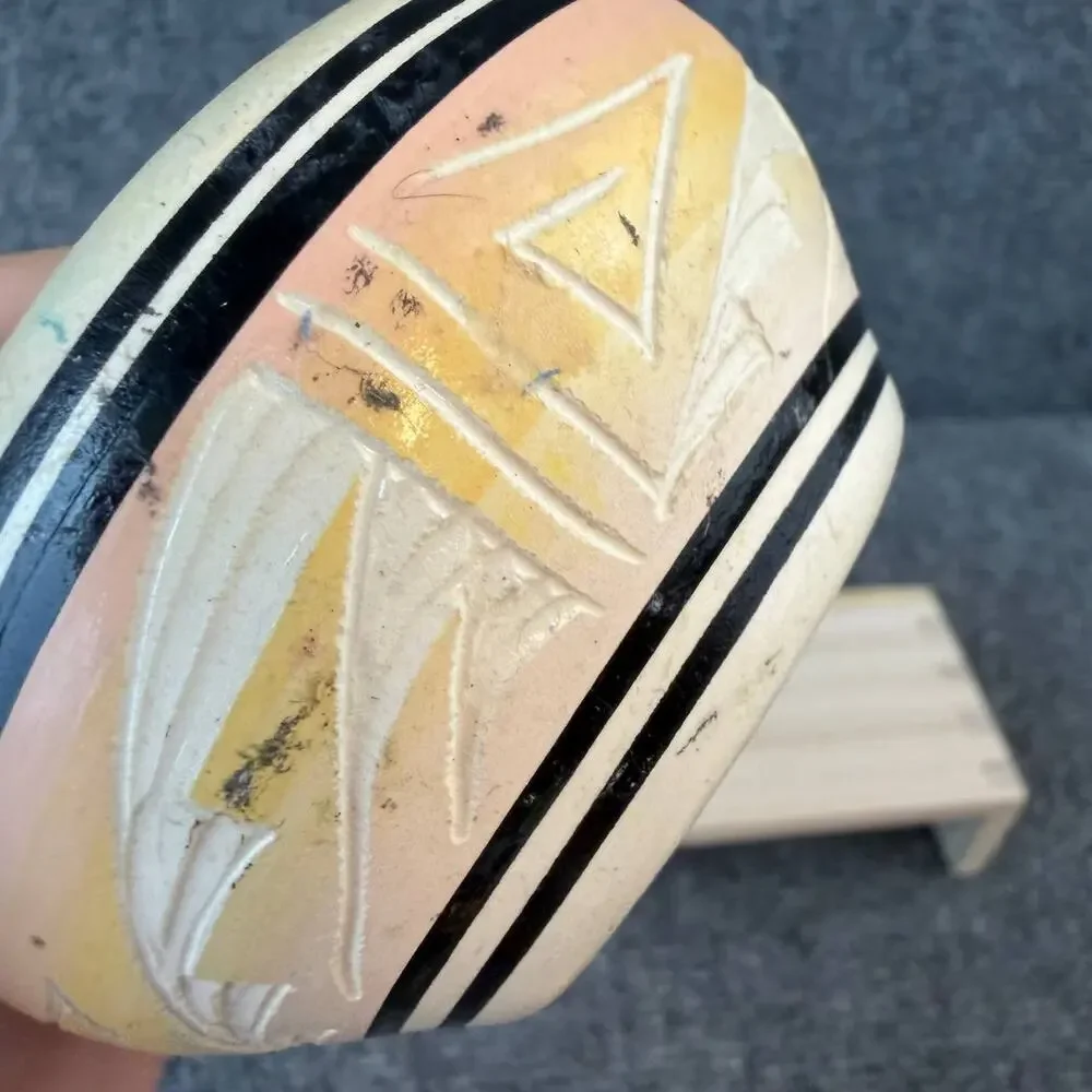 Vintage Navajo Style Ceramic Trinket Box Signed Nesbit Native American